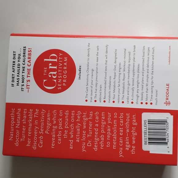 CARB sensitivity program by N.Turner ISBN 9781609613297 - Picture 4 of 4